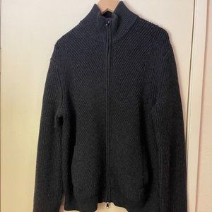 Men's Banana Republic Large Merino Wool Sweater Jacket